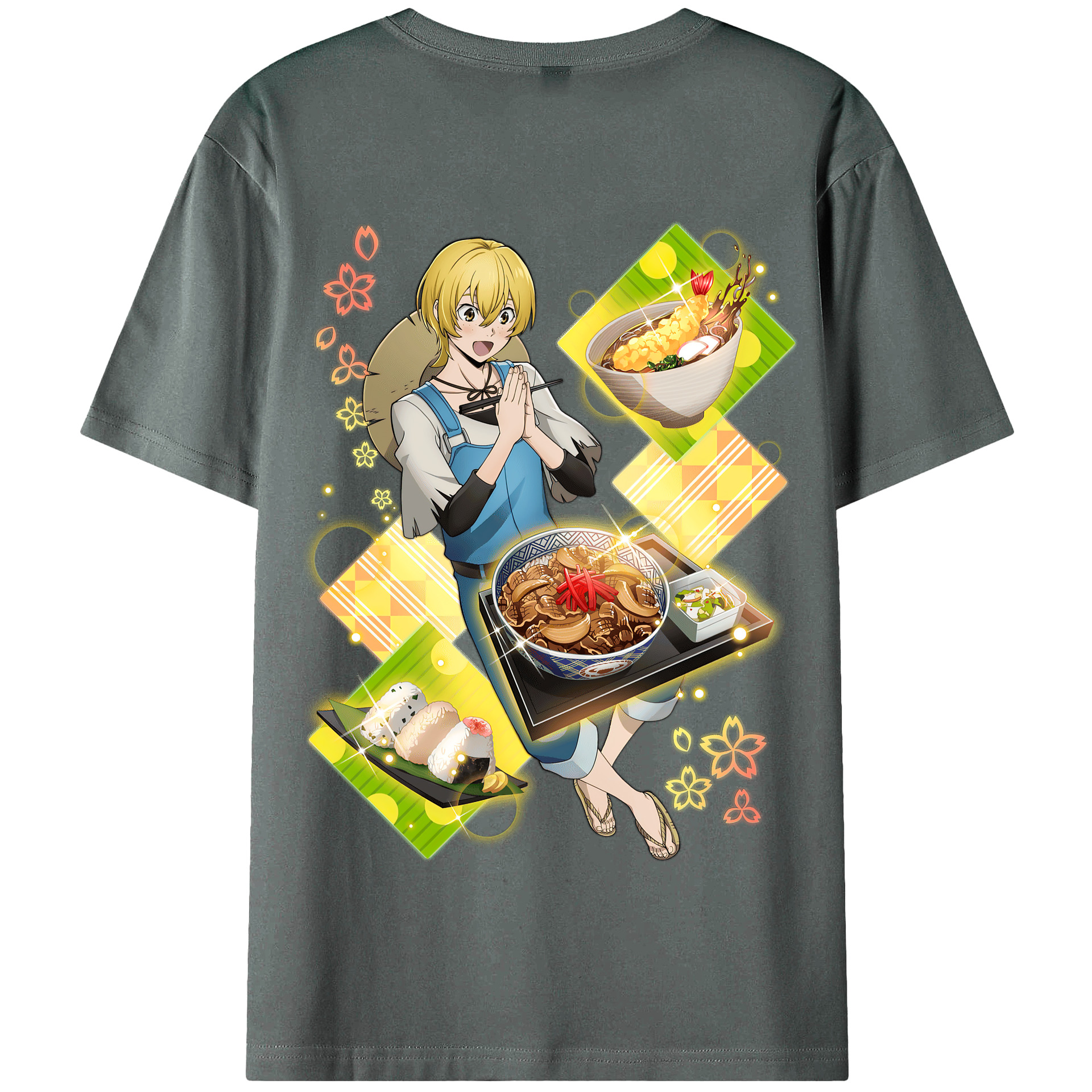 （画像用） 文豪ストレイドッグス Bungo Stray Dogs 綿100％半袖Tシャツ（背面プリント）